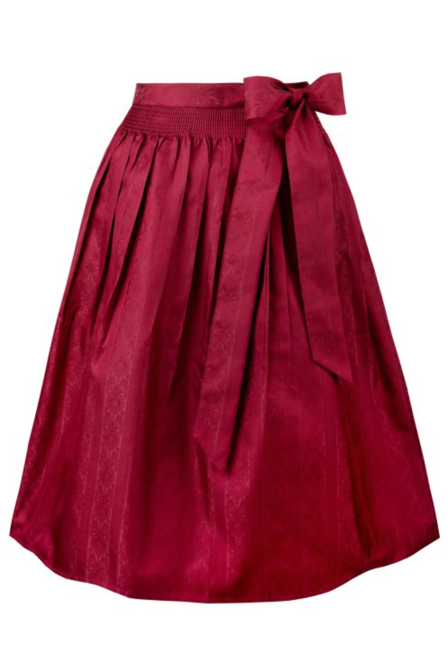 Dunkelrote Dirndlschürze Corinna von Stockerpoint